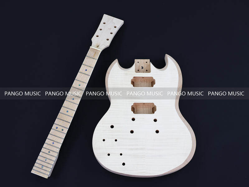 SG Style Left Hand Alder Body DIY Electric Guitar Kit (LRF-043, Limited Edition)
