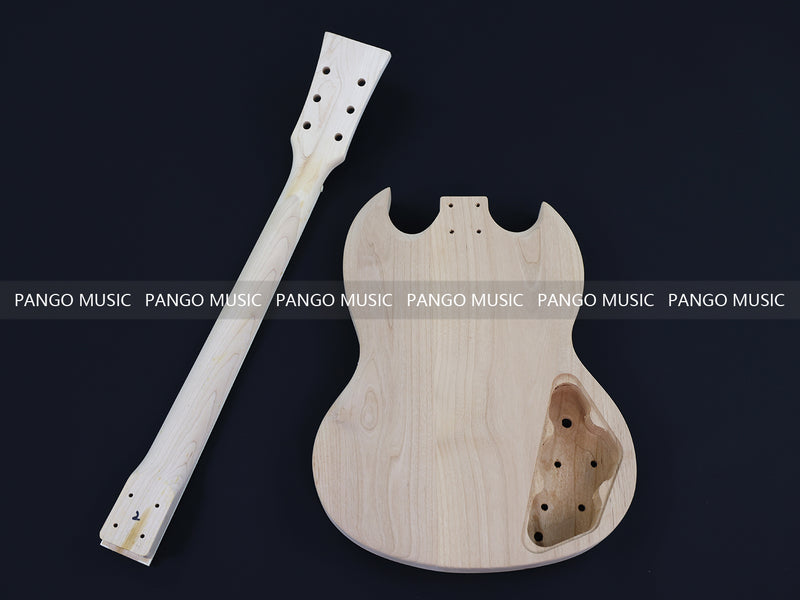 SG Style Left Hand Alder Body DIY Electric Guitar Kit (LRF-043, Limited Edition)