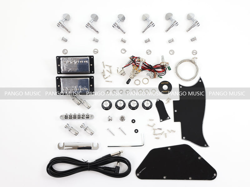 SG Style All Zebrawood DIY Electric Guitar Kit (PSG-529)