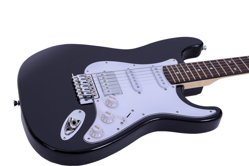 ST Style Black Electric Guitar Set (PHY-161)