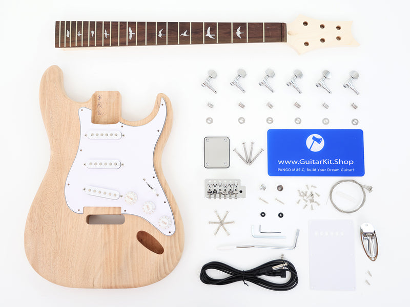 ST Style DIY Electric Guitar Kit with PRS Style Neck (13383, Limited Edition)