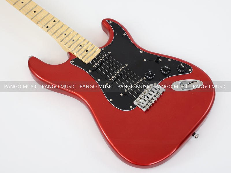 PANGO MUSIC ST Style Electric Guitar with Metallic Red Finish (GKS-073)