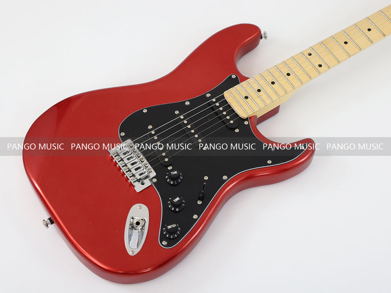 PANGO MUSIC ST Style Electric Guitar with Metallic Red Finish (GKS-073)