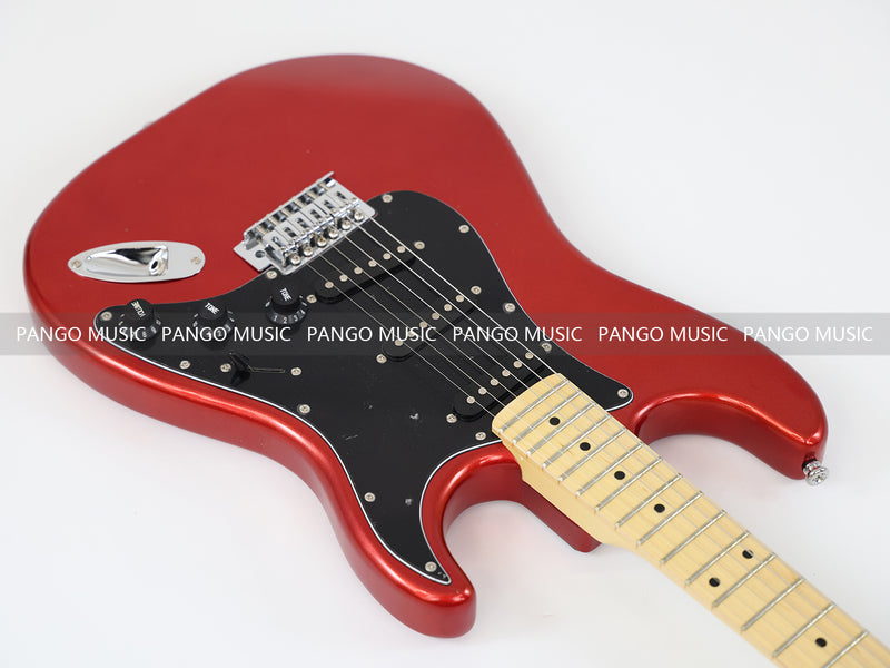 PANGO MUSIC ST Style Electric Guitar with Metallic Red Finish (GKS-073)