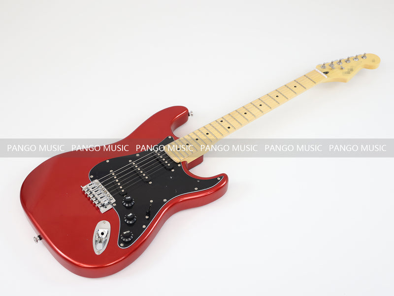 PANGO MUSIC ST Style Electric Guitar with Metallic Red Finish (GKS-073)