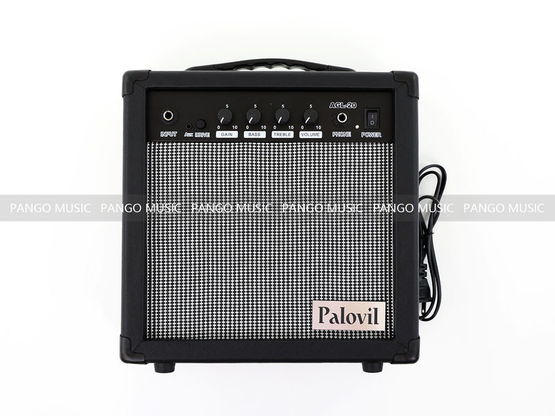 ST Style SSH Pickups Beginner Electric Guitar Bundle with 20W Amp (PHY-161-B)