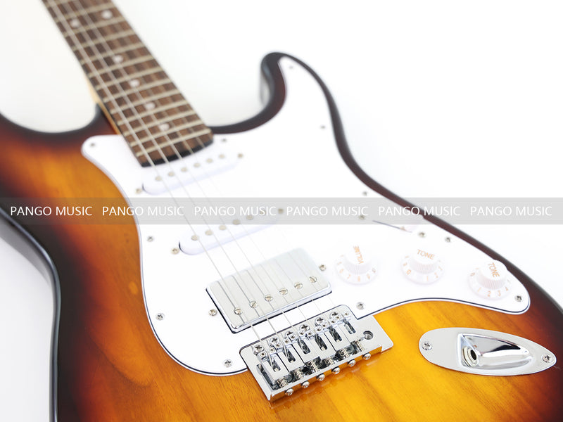 ST Style SSH Pickups Beginner Electric Guitar Bundle with 20W Amp (PHY-163-B)