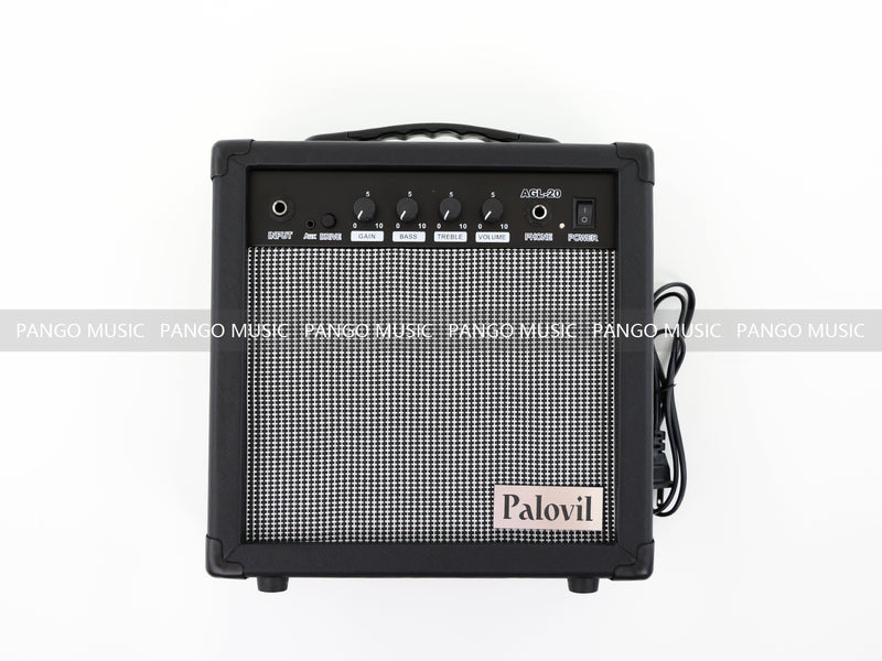 ST Style SSH Pickups Beginner Electric Guitar Bundle with 20W Amp (PHY-163-B)