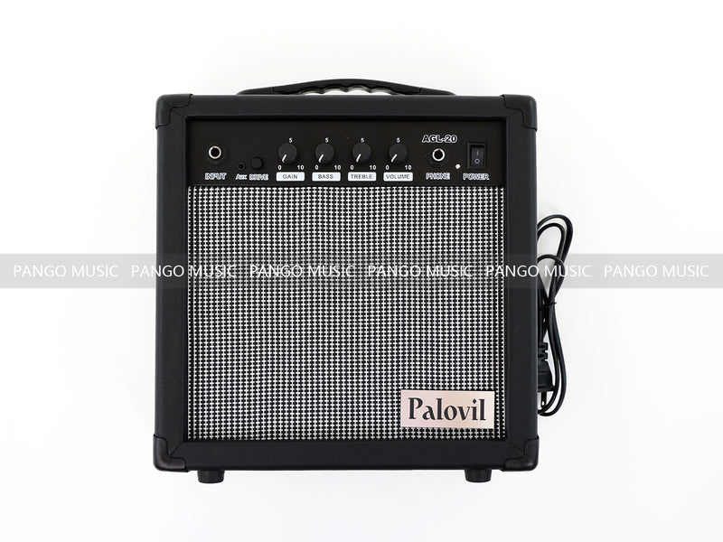 ST Style SSH Pickups Beginner Electric Guitar Bundle with 20W Amp (PHY-164-B)