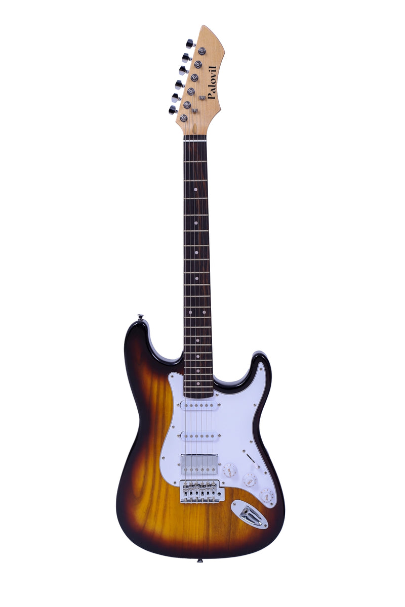 ST Style Sunburst Finish Electric Guitar Set (PHY-163)