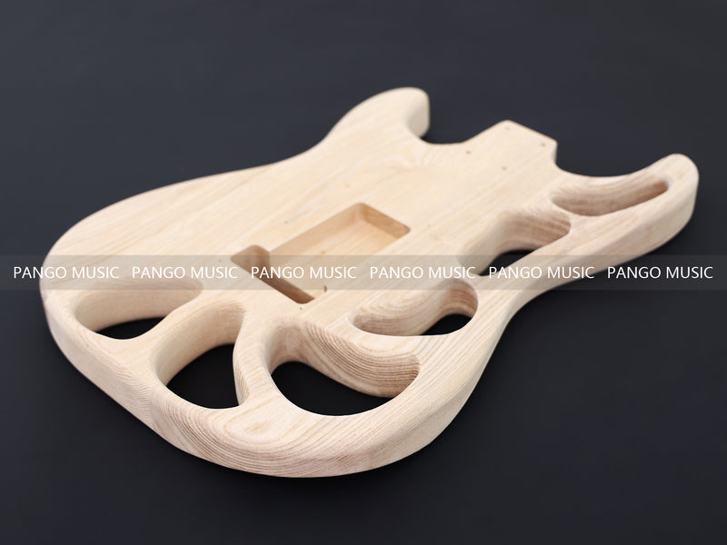 Weight Relief Design Ash Body DIY Electric Guitar Kit (PST-570F, Fast Shipping, Tariff-free)