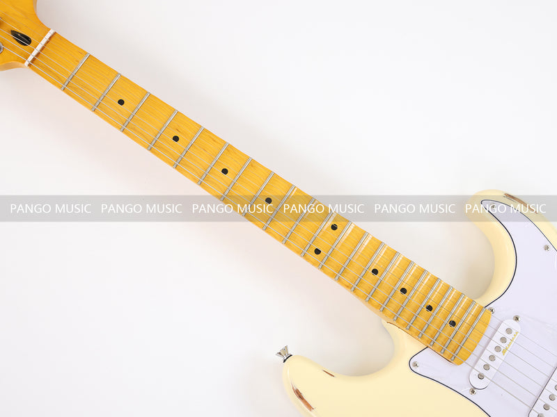 ST Used Style Electric Guitar with Full Scalloped Fretboard (GKS-064)