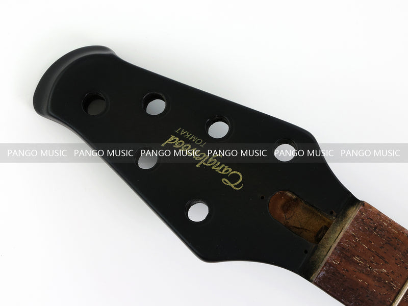 Satin Black F-hole Semi-Hollow Double Cutaway DIY Electric Guitar Body and Neck Kit (RTA-018)
