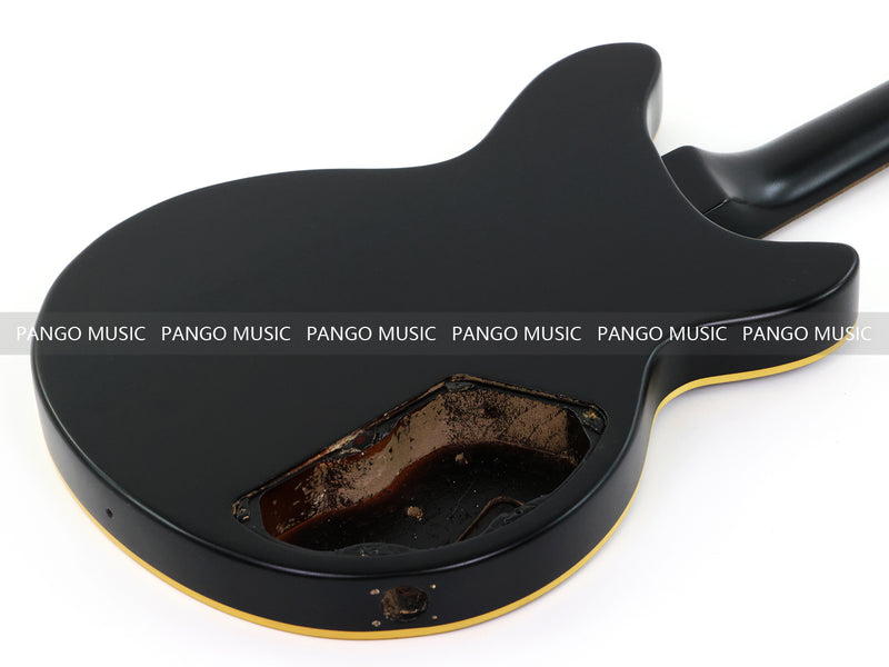 Satin Sunburst Left-Handed Semi-Hollow DIY Electric Guitar Body and Neck Kit (RTA-019)