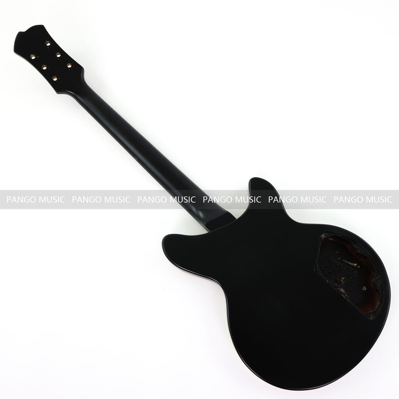 Satin Sunburst Left-Handed Semi-Hollow DIY Electric Guitar Body and Neck Kit (RTA-019)