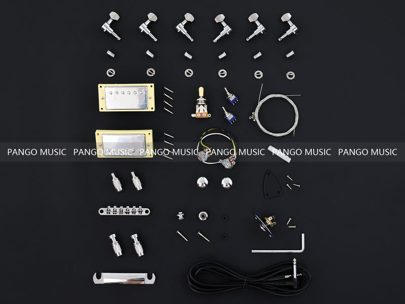 Semi-Hollow Body DIY Electric Guitar Kit (PJS-328X)