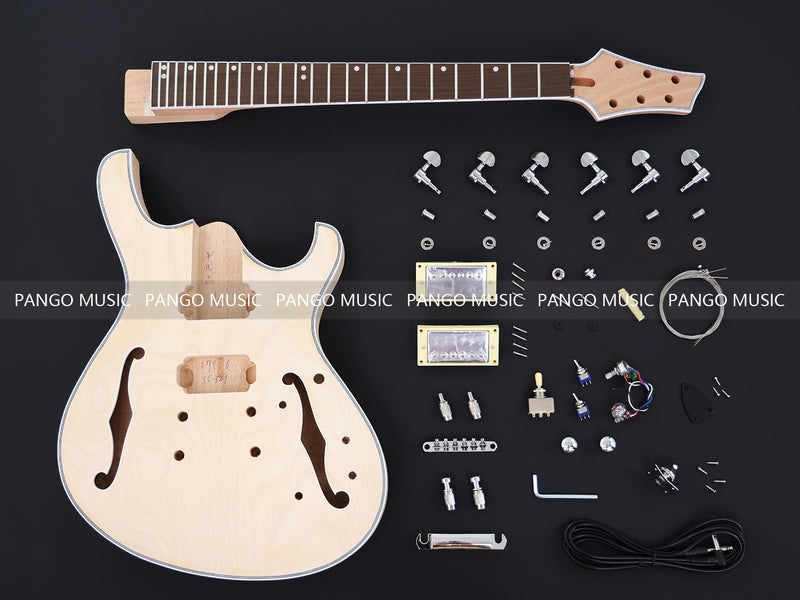 Pre-Sale Semi-Hollow Body DIY Electric Guitar Kit (PJS-329X)