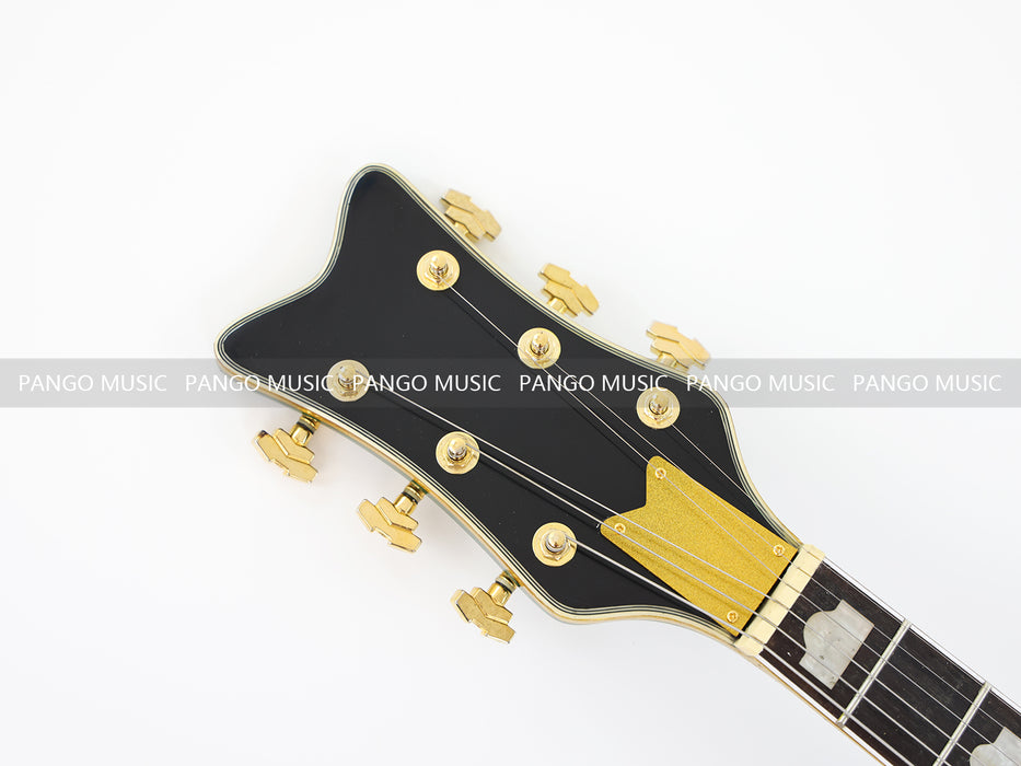 Semi Hollow Body All Green Electric Guitar (0111, Limited Edition, Flash Sale)