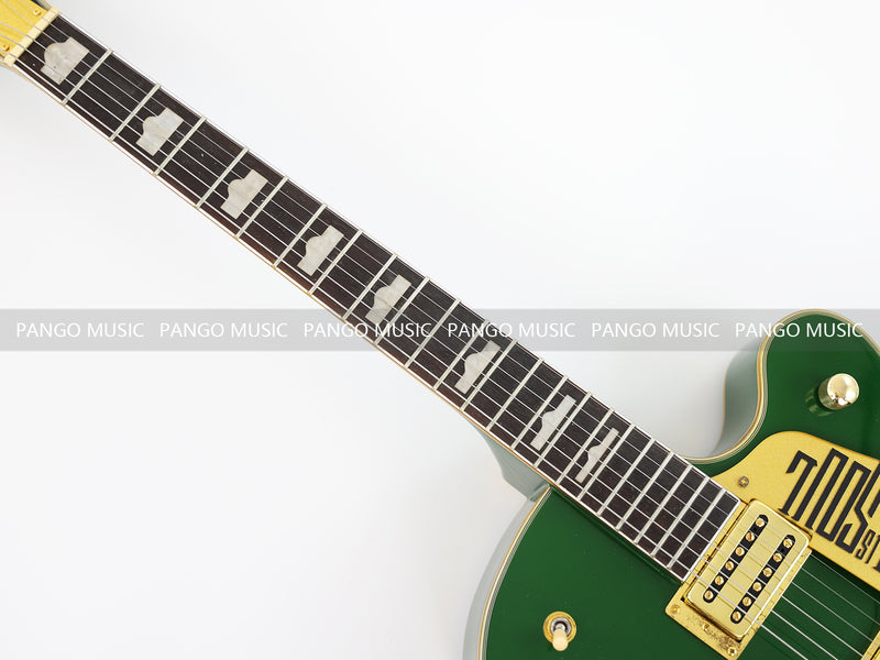 Semi Hollow Body All Green Electric Guitar (0111, Limited Edition, Flash Sale)