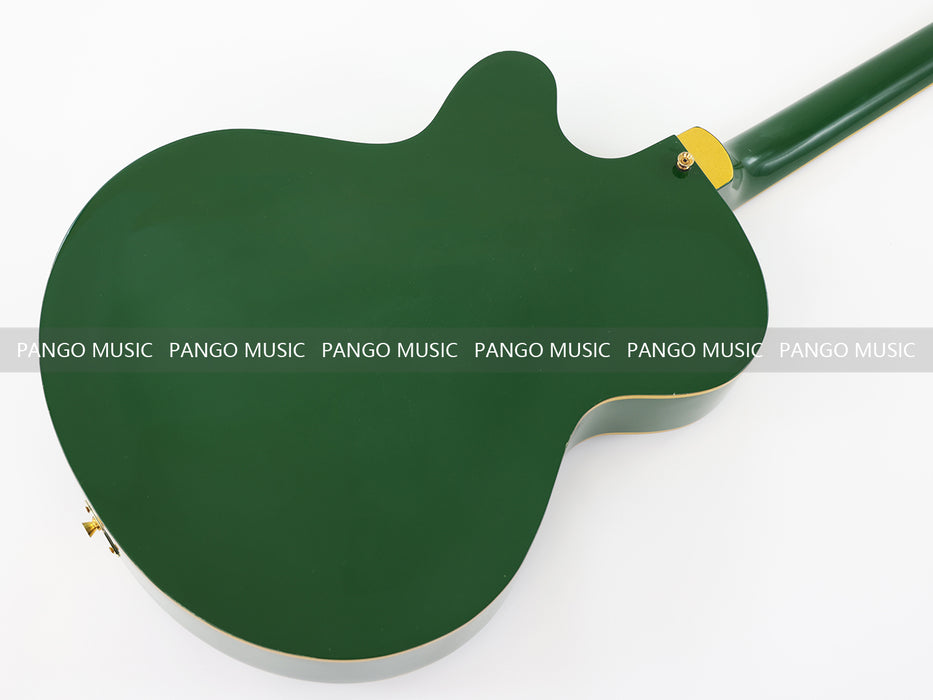 Semi Hollow Body All Green Electric Guitar (0111, Limited Edition, Flash Sale)