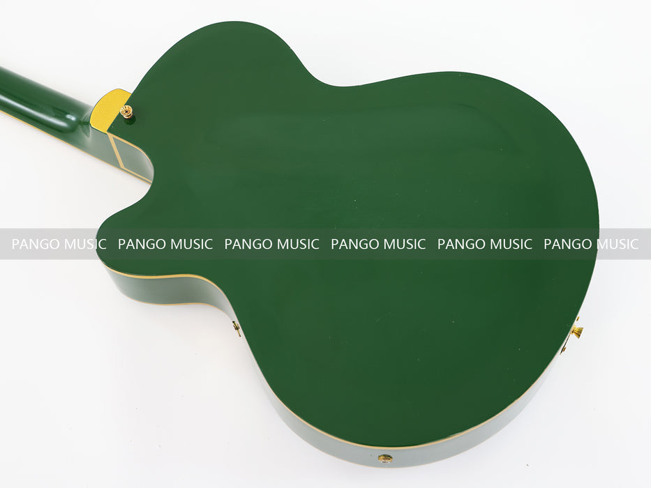 Semi Hollow Body All Green Electric Guitar (0111, Limited Edition, Flash Sale)