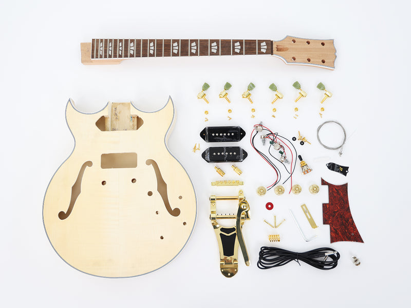 Hollow Body DIY Electric Guitar Kit (16335, Limited Edition)