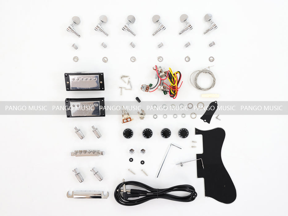 Semi Hollow Body DIY Electric Guitar Kit (LRF-025, Limited Edition)