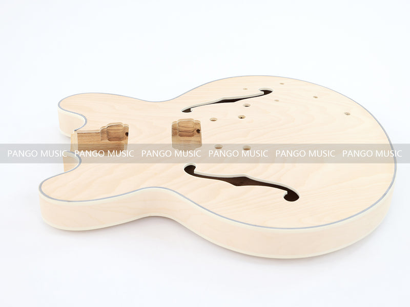 Semi Hollow Body DIY Electric Guitar Kit (LRF-025, Limited Edition)