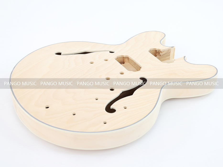 Semi Hollow Body DIY Electric Guitar Kit (LRF-025, Limited Edition)