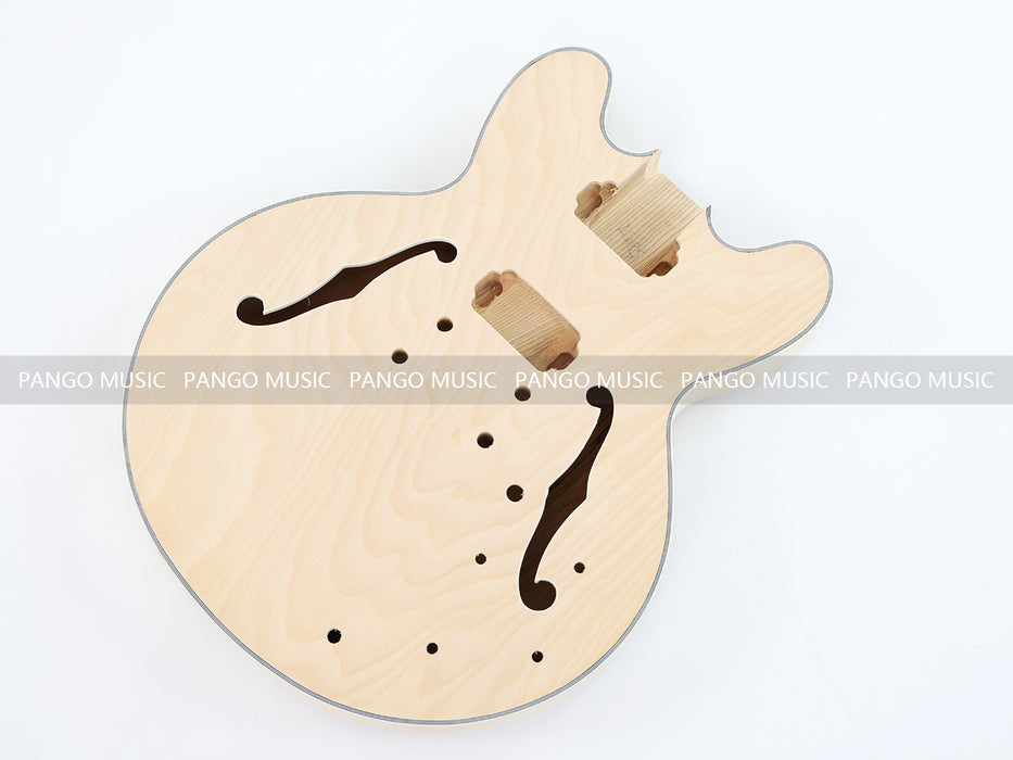 Semi Hollow Body DIY Electric Guitar Kit (LRF-025, Limited Edition)