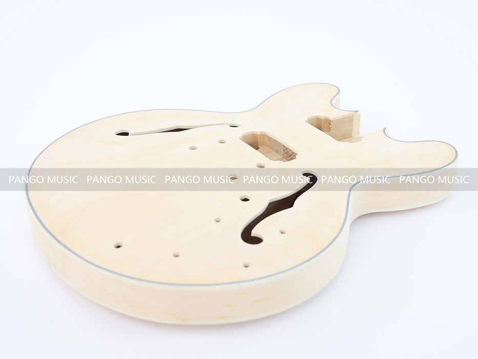 Semi Hollow Body DIY Electric Guitar Kit (LRF-036, Limited Edition)