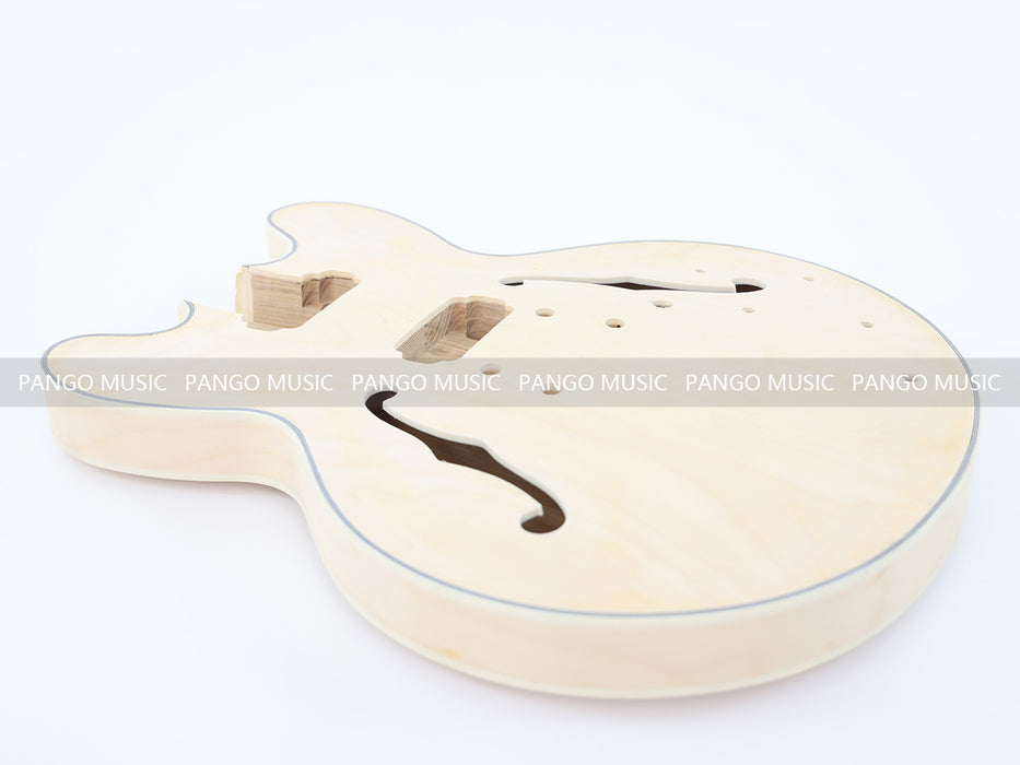 Semi Hollow Body DIY Electric Guitar Kit (LRF-036, Limited Edition)