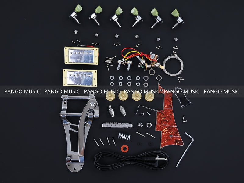 Hollow Body DIY Electric Guitar Kit (PHB-650F, Fast Shipping, Tariff-free)