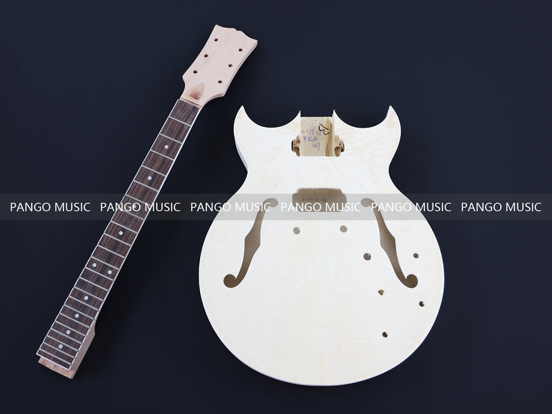 Hollow Body DIY Electric Guitar Kit (PHB-740B, Limited Edition)