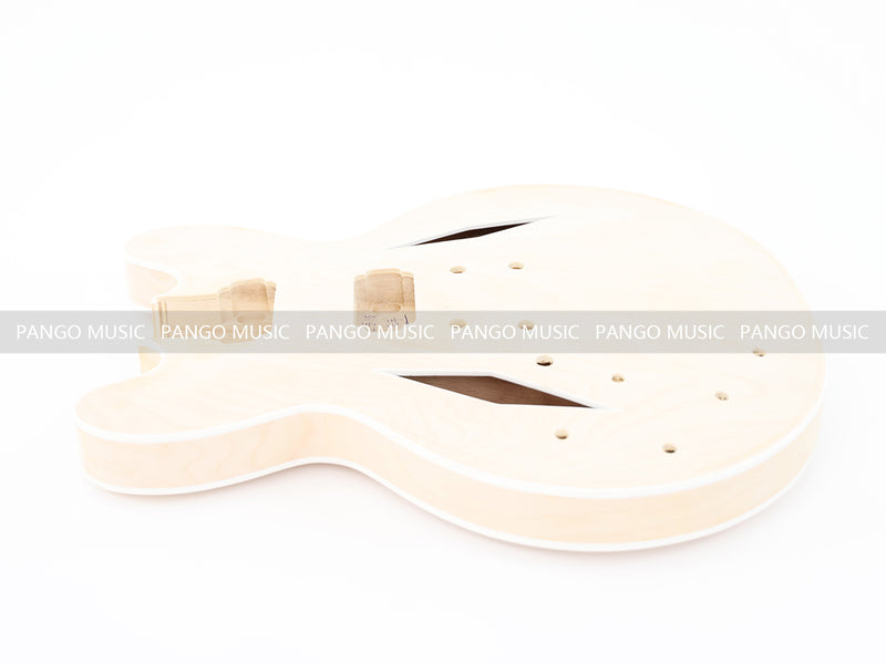 Semi Hollow Body DIY Electric Guitar Kit with Reverse Headstock (16732, Limited Edition)