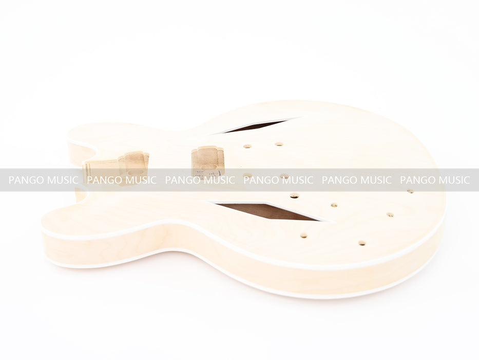 Semi Hollow Body DIY Electric Guitar Kit with Reverse Headstock (16732, Limited Edition)