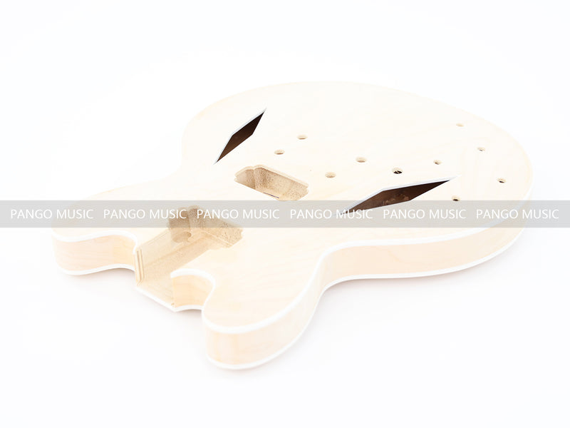 Semi Hollow Body DIY Electric Guitar Kit with Reverse Headstock (16732, Limited Edition)
