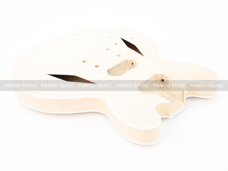 Semi Hollow Body DIY Electric Guitar Kit with Reverse Headstock (16732, Limited Edition)