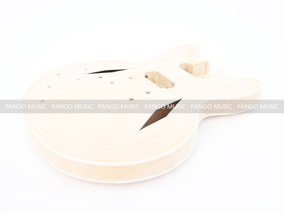 Semi Hollow Body DIY Electric Guitar Kit with Reverse Headstock (16732, Limited Edition)