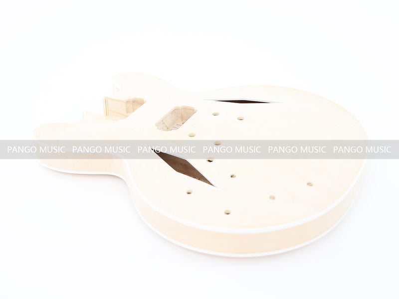 Semi Hollow Body DIY Electric Guitar Kit with Reverse Headstock (16732, Limited Edition)