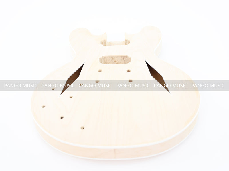 Semi Hollow Body DIY Electric Guitar Kit with Reverse Headstock (16732, Limited Edition)