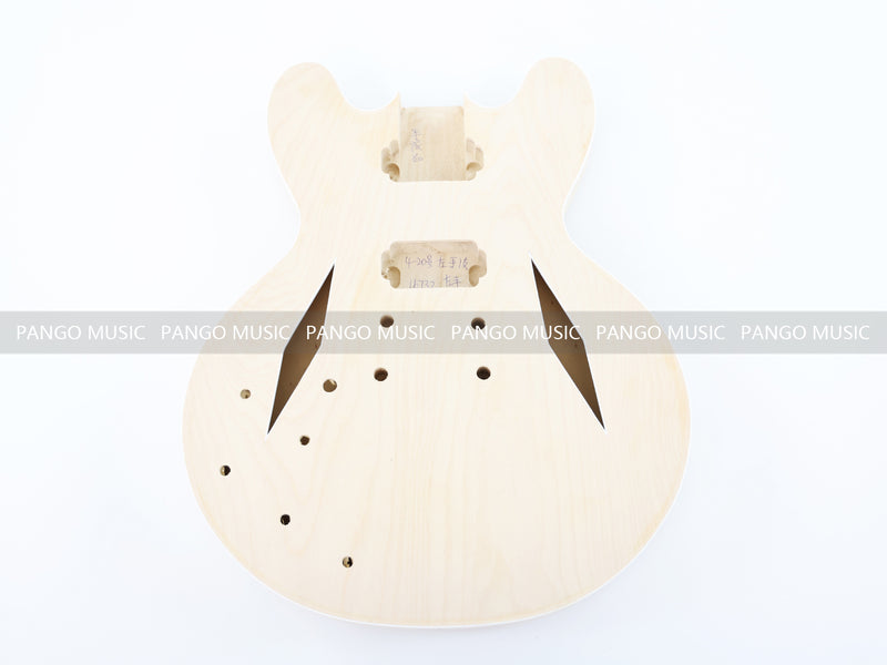 Semi Hollow Body DIY Electric Guitar Kit with Reverse Headstock (16732, Limited Edition)