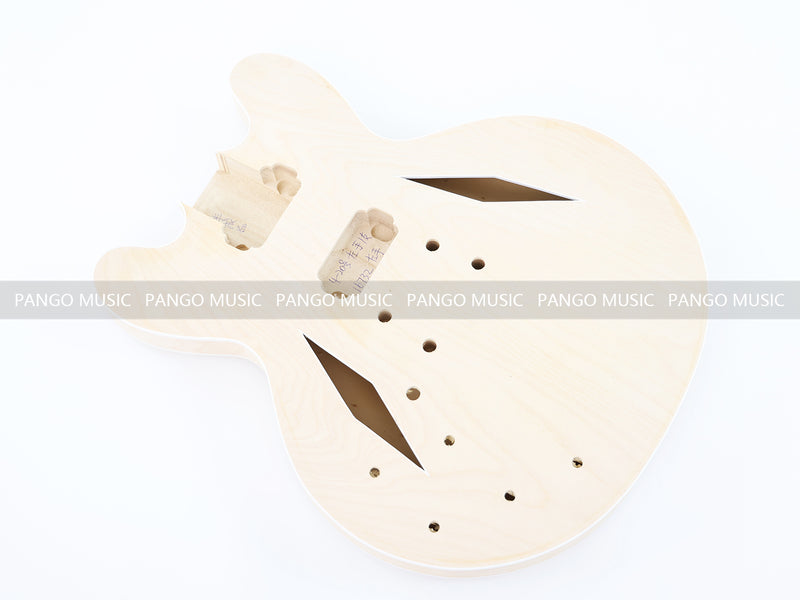 Semi Hollow Body DIY Electric Guitar Kit with Reverse Headstock (16732, Limited Edition)