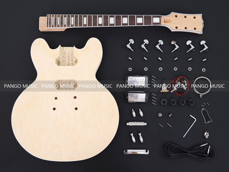 Semi Hollow Body ES-335 Style DIY Electric Guitar Kit (16616, Limited Edition)