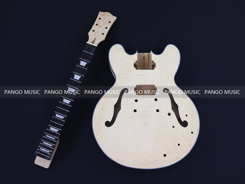 Semi Hollow Body ES-335 Style DIY Electric Guitar Kit (LRF-030, Limited Edition)
