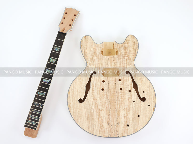 Semi Hollow Body ES-335 Style DIY Electric Guitar Kit (LRF-051, Limited Edition)