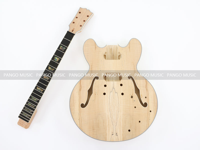 Semi Hollow Body ES-335 Style DIY Electric Guitar Kit (LRF-055, Limited Edition)