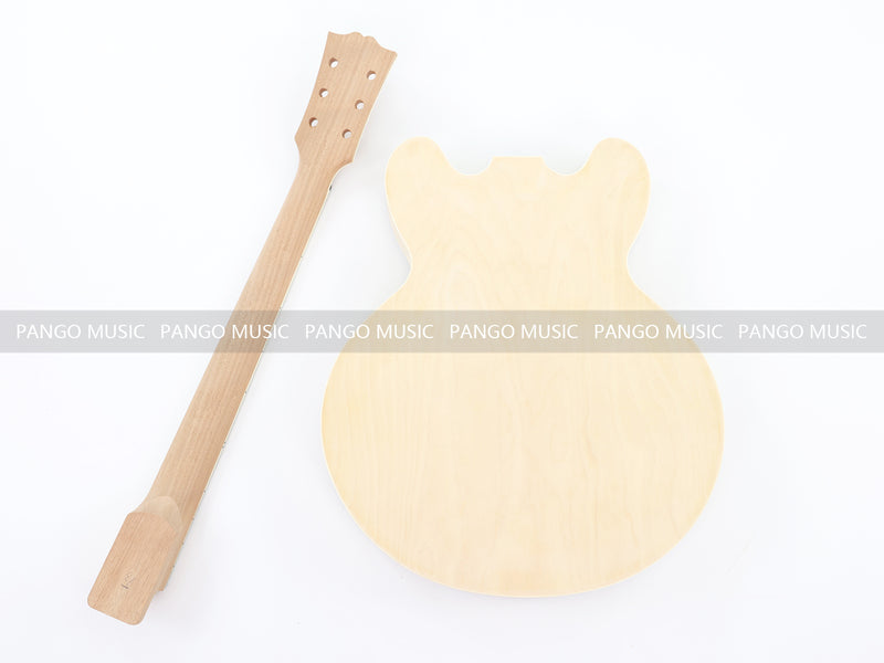 Semi Hollow Body ES-335 Style DIY Electric Guitar Kit (LRF-055, Limited Edition)