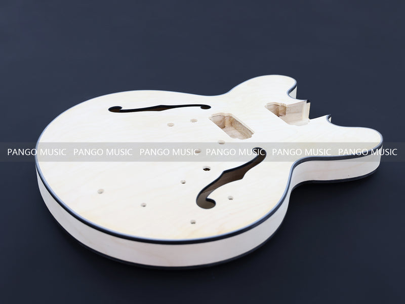 Semi Hollow Body ES-335 Style DIY Electric Guitar Kit (LRF-056, Limited Edition)
