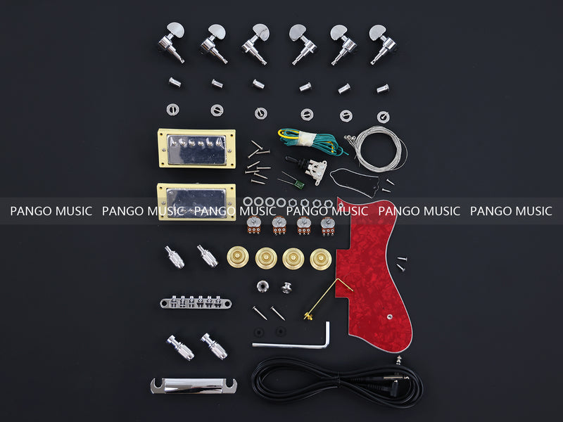 Semi Hollow Body ES-335 Style DIY Electric Guitar Kit (LRF-056, Limited Edition)